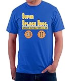 NBA Golden State WarriorsスーパースプラッシュBros Stephen Curry &クレイ・トンプソンTシャツ、ブルー、ミディアム