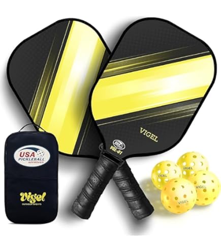 USAPA承認 カーボン ピックルボールパドル 2本セット 16mm Amazon.co.jp: cratth カーボンファイバーピックルボールパドル