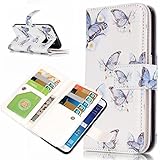 UNEXTATI Galaxy S6 ケース 高品質 PUレザー 手帳型ケース 保護カバー カード収納 液晶保護 防塵 Samsung GalaxyS6 用 Case Cover (P6 ホワイト)