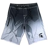 KLEW NCAA Michigan State Spartansグラデーションボードショーツ S グリーン
