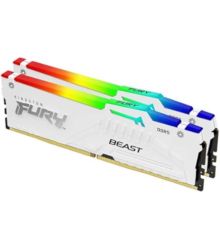 Amazon.co.jp: Kingston Fury Beast White RGB EXPO 32GB (2x16GB