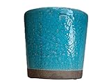 【ダルトン】　COLOR GLAZED POT　TURQUOISE　【DULTON】