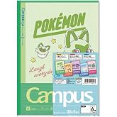 ショウワノート ポケットモンスター ノート キャンパスノート A罫 B5サイズ 5冊パック 120729001