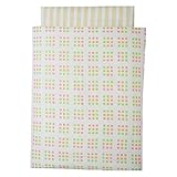 お昼寝 洗える布団セット《cutecuteピンク》【日本製】 (園児用　洗える敷布団, ブラウンバッグ)