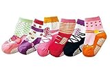 StylesILoveキュートmixed-printベビーガールズノンスリップソックス6ペア