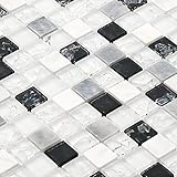 【シールタイプ】【工場直販】 ガラス大理石モザイクタイル　STR-5043S◆◆◆デザイン豊富 9 種類◆◆◆ (1シート（サンプル）)　300×300×8ｍｍ