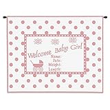 Pure Country Welcome Baby Girl壁タペストリー