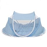 Edealing ( TM ) 1pcsインスタントベビー乳児Pop Up Mosquito Net Cribビーチ再生テントベッドPlaypenポータブル折りたたみ式旅行