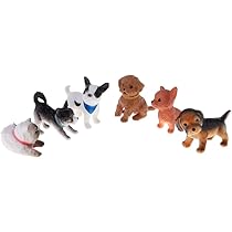 フィギュリン　四研/SHIKEN製　犬ミニチュア20匹　専用飾棚付 51RYKufZKoL._AC_UL210_SR210,