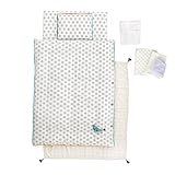 BOBO マチュピチュ ベビー布団セット(たまご掛け布団+3スルーマット) 8569