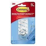 Command Crystal Hook, Clear, Large, 1-Hook (17096CLR-ES) [並行輸入品]