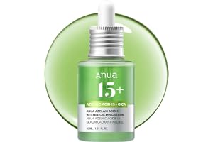 ANUA(アヌア) アゼライン酸15 インテンスカーミングセラム 30ml 美容液 スキンケア【公式・正規品】 | アゼライン酸高濃度美容液 毛穴 皮脂トラブルケア シカセラム 角質ケア テカり 油分 油水分バランス オイリー肌 混合肌 ゆらぎ肌 a