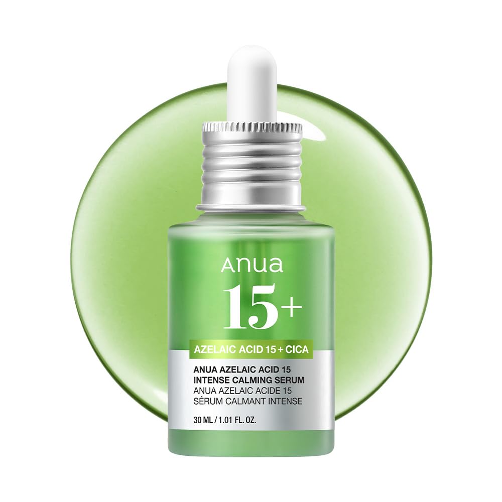 ANUA(アヌア) アゼライン酸15 インテンスカーミングセラム 30ml 美容液 スキンケア【公式・正規品】 | アゼライン酸高濃度美容液 毛穴 皮脂トラブルケア シカセラム 角質ケア テカり 油分 油水分バランス オイリー肌 混合肌 ゆらぎ肌 a