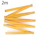 function-ruler折りたたみ定規メジャーツール低価格ポータブルCarpenter木製折りたたみ定規1 M 2 M Wooden Yardスティック 5646345069989