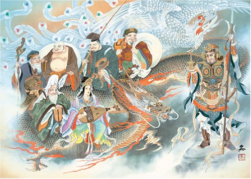 2000ピース 開運龍七福神 2000-034: 開運グッズ パズル特集