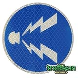 【大蔵製作所】本物と同素材、同デザインのミニチュア道路標識　標識板のみ (警笛鳴らせ)