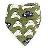 Tovadoo ベビー よだれかけ　コットンブレンド　暖かい　冬　プリント　可愛い　ファッション　出産祝い　ギフト　0-1歳