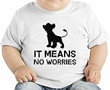 It Means No Worries Slogan オーガニックベビーTシャツ 12 - 18 Months