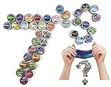 Matty's Toy Stop Crazy Aaron's Putty ミニ缶 ラッキー7 サプライズギフトセット パーティーバンドル - 7パック(各0.45オンス) アソートカラー