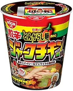 日清食品 日清のとんがらし麺ビッグ 激辛ジャークチキン味 97g 12個 とんがらし麺 食品 飲料 お酒 通販 Amazon
