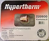 Hypertherm Powermax 65 & 85 Fine Cut Nozzles 220930 [並行輸入品]