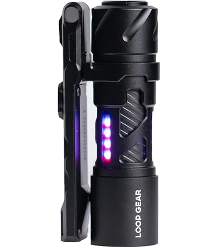 Amazon.co.jp: LOOP GEAR SK03 ミニEDC懐中電灯 6モード&4つの取り外し
