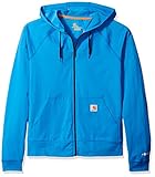 Carhartt メンズ デルモントパーカー 強化コットン製 前面にファスナー付き US サイズ: X-Large カラー: ブルー