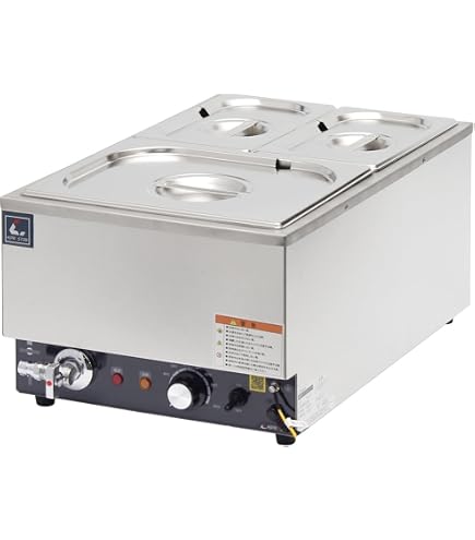 Amazon.co.jp: EBM 電気式フードウォーマー 湯煎式 YFK-1 1/1 3790000