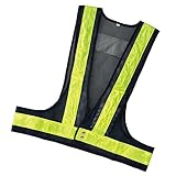 LED内蔵安全ベスト 紺/黄（LED黄） LEDﾍﾞｽﾄ-KY-Y