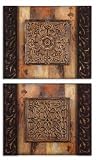 Ornamentationalブロック – Set of 2 – 25 W x 20h in。 2 51054