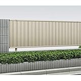 サビに強い　YKK ap　シンプレオフェンス6型　本体　T100　【高さ100ｃｍ用　たて目隠しタイプ　アルミフェンス　柵】 　ブラウン