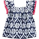 OSHKOSH(オシュコシュ) インベリッシュイカットプリントトップ ブルー トップス半袖Tシャツ 2歳【並行輸入】