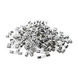 SODIAL(R) 100ｘファストブロー　5mm x 20mm　ガラス管ヒューズ250V 5Aアンプ