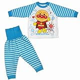 (バンダイ)BANDAI アンパンマン パジャマ ベビー 長袖 寝間着 腹巻付 ブルー 95