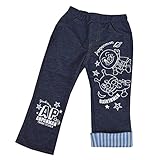 アンパンマン パンツ ニットデニム&総柄パンツ 男の子 女の子 ANPANMAN 春物 fo-oa7494 90cm ネイビー