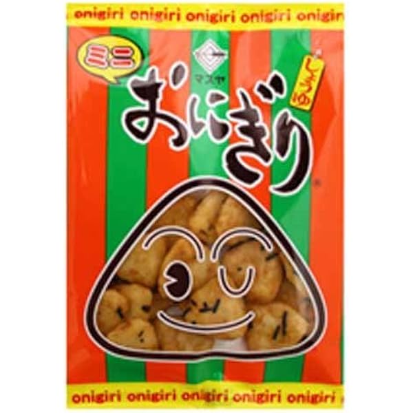 Amazon.co.jp: マスヤ おにぎりせんべい ミニおにぎり 8g ×20袋 PSJBOX