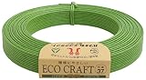 ハマナカ エコクラフト 15mm巾 5m巻 Col.37 抹茶 紙 一般的な用途/飾り