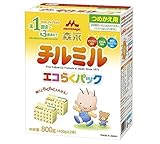 森永 チルミル エコらくパック つめかえ用 800g(400g×2袋) ×3セット