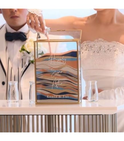 ゆい　サンドセレモニー フレーム Amazon.co.jp: Queekay ウェディングユニティサンドセレモニーフォト