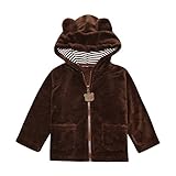 (プタス)Putars ベビー服 子供服 パーカー コート 女の子 男の子 長袖 もこもこ 耳付き 暖かい 可愛い 秋 冬 スポーツ 運動会 旅行 記念日 プレゼント 6-24ヶ月