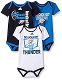 NBA Infant Oklahoma City Thunder 3 pt。ボディスーツセット、18ヶ月、ダークネイビー