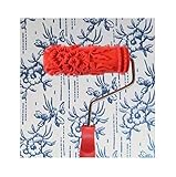 エンボスペイントローラーウォールペイントランナーウォールデコレーションDIYツール、パターン26