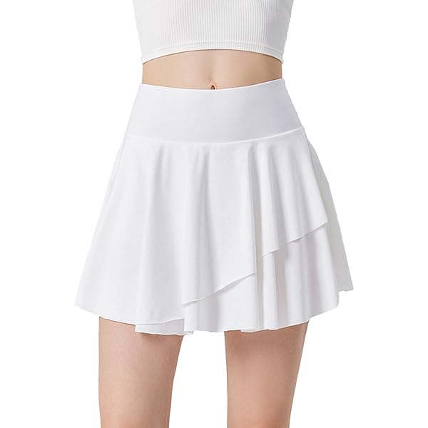 Amazon.co.jp: [MORGEN SKY] テニス スコート スカート レディース