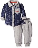 Petit Lem Baby Boys' Shirt and Pant Set Robot 18 Months [並行輸入品]