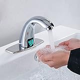 everso センサー水栓 自動センサー水栓 自動水栓 冷熱混合 自動センサー蛇口 シンク 洗面蛇口 浴室 バスルーム