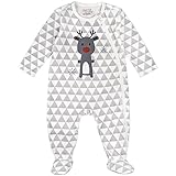 Petit Lem Reindeer Holiday Footed Sleeper Reindeer 3M [並行輸入品]