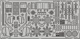 プラッツ 1/72 航空自衛隊 F-1用 ディテールアップ エッチングパーツ (外装用) プラモデル用パーツ