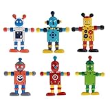 Baosity 全6個　人形ロボット　玩具　贈り物　装飾　赤ちゃん　プレゼント