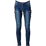 [アイズフロンティア] 2WAYストレッチ3Dカーゴパンツ 7632 73cm 11インディゴブルー