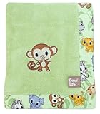 Trend Lab Framed Receiving Blanket, Chibi Zoo, Riley Tiger by Trend Lab